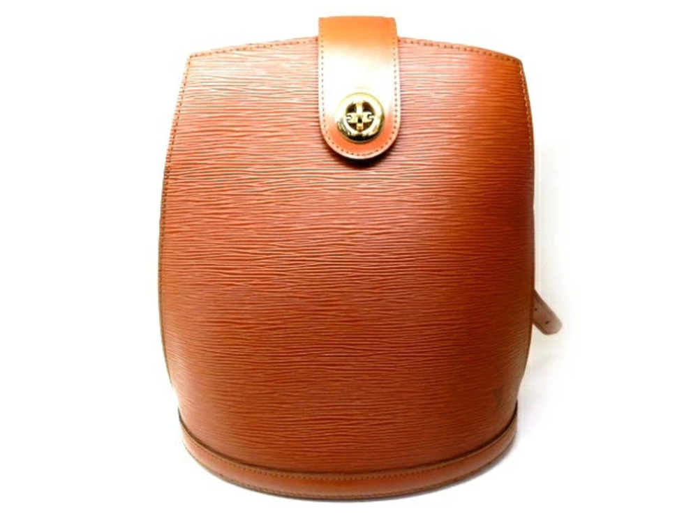 LOUIS VUITTON Cluny Shoulder Bag Epi Leather Kenya Brown